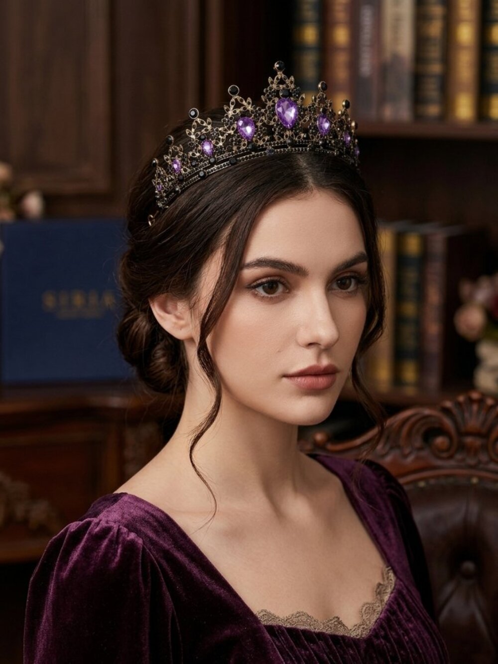 Goddess Crown for Wedding Bride Birthday Princess Bridal Shower Hair Accessories
